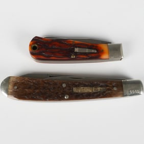 2pc Remington 2 Blade Folding Bullet Pocketknives