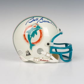 HOF Bob Griese Autographed Miami Dolphins Mini Helmet