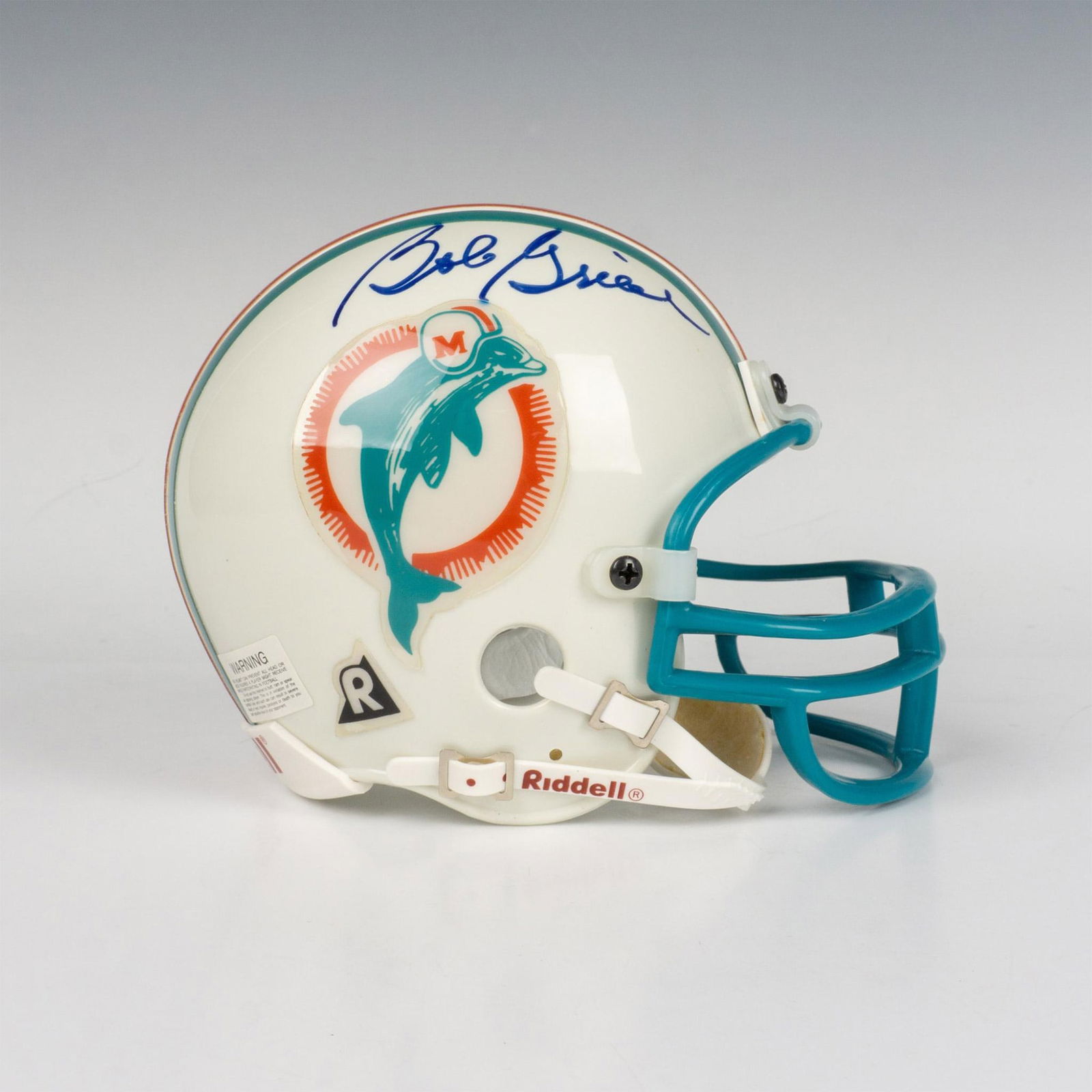 HOF Bob Griese Autographed Miami Dolphins Mini Helmet (1 of 9)