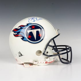 Eddie George Autographed Full Sized Tennessee Titans Helmet