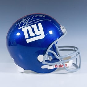 NFL Giants Jeremy Shockey No. 80 Signed Full-Size Helmet