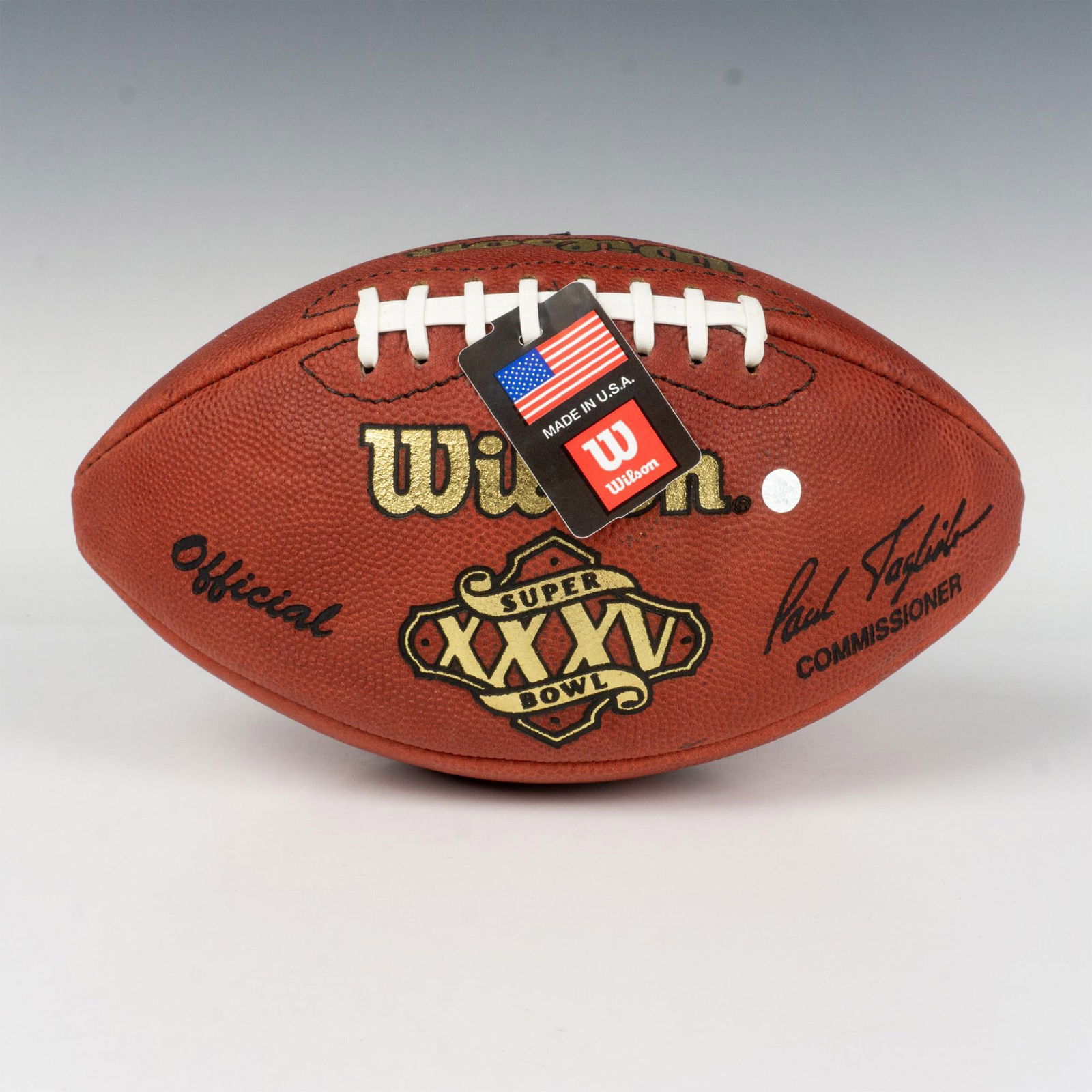 Tiki Barber Autographed Full-Sized New York Giants Football (1 of 7)