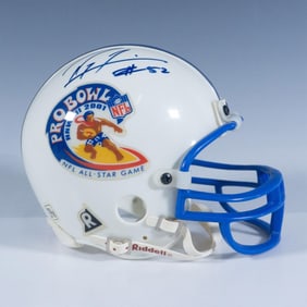 NFL Ray Lewis No. 52 Signed Pro Bowl Hawaii 2001 Mini Helmet