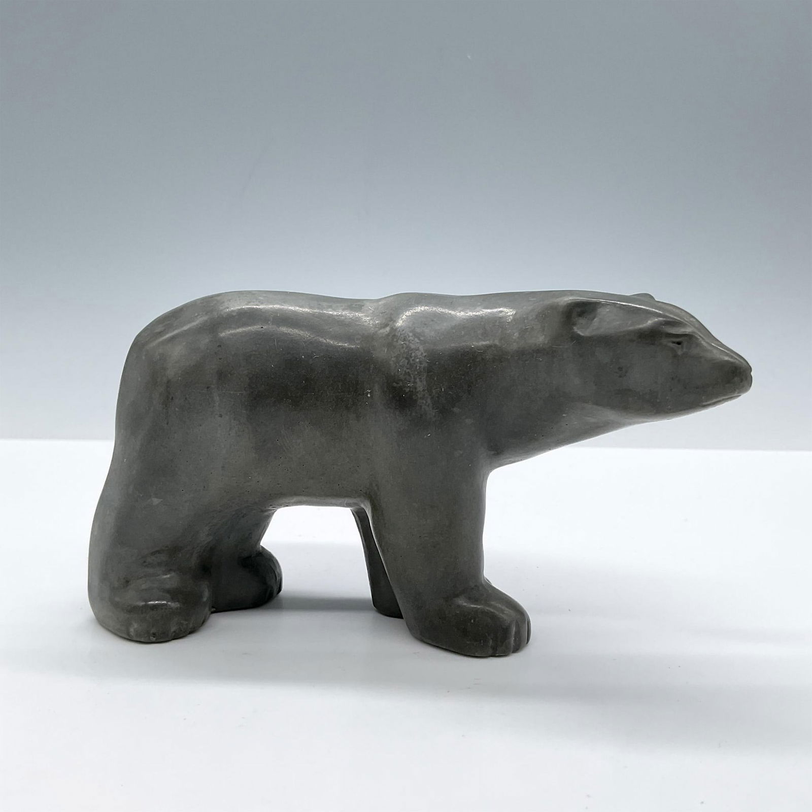 Thorn Arts of Canada Soapstone Carved Figure, Polar Bear (1 of 3)
