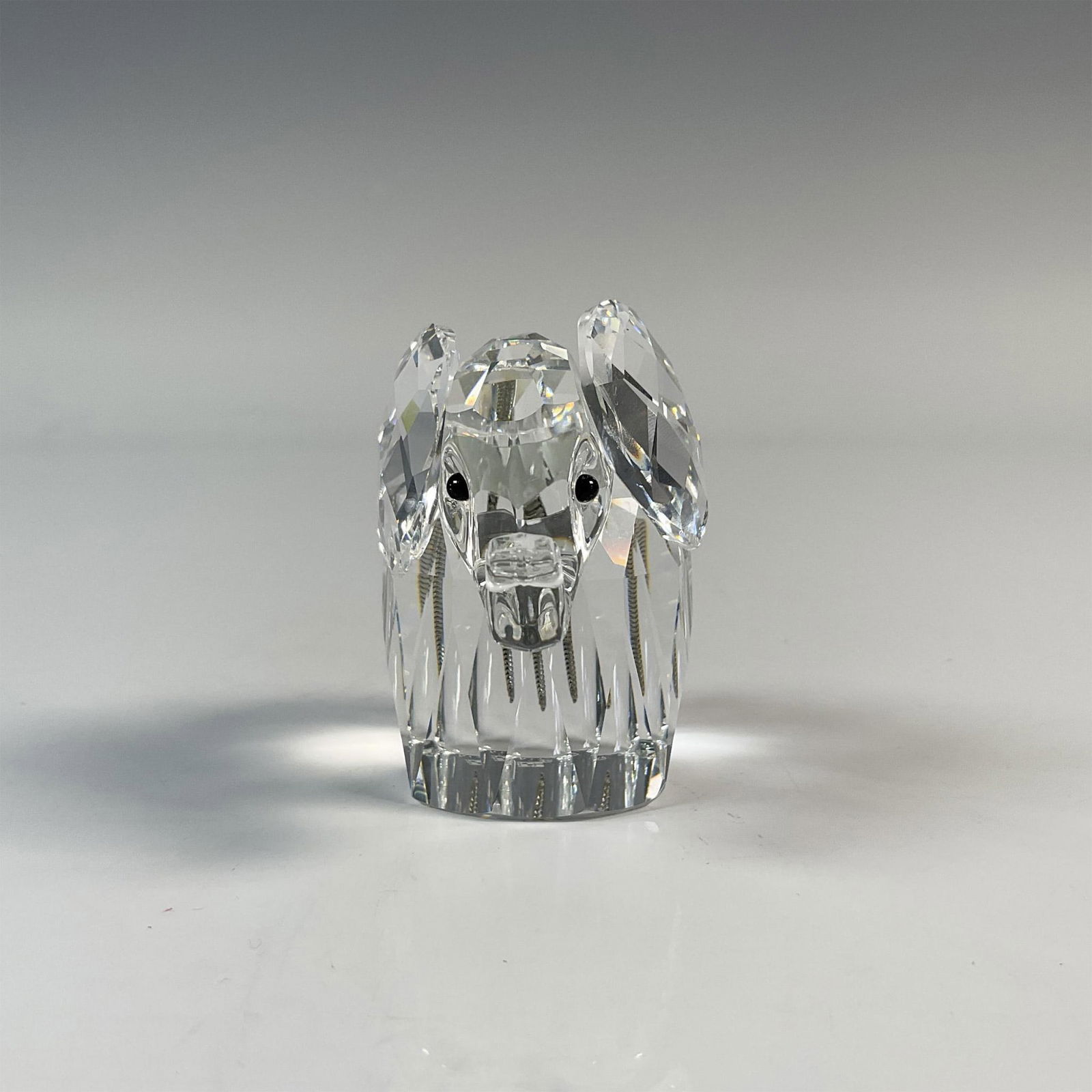 Swarovski Crystal Figurine, Elephant with Metal Tail (1 of 7)