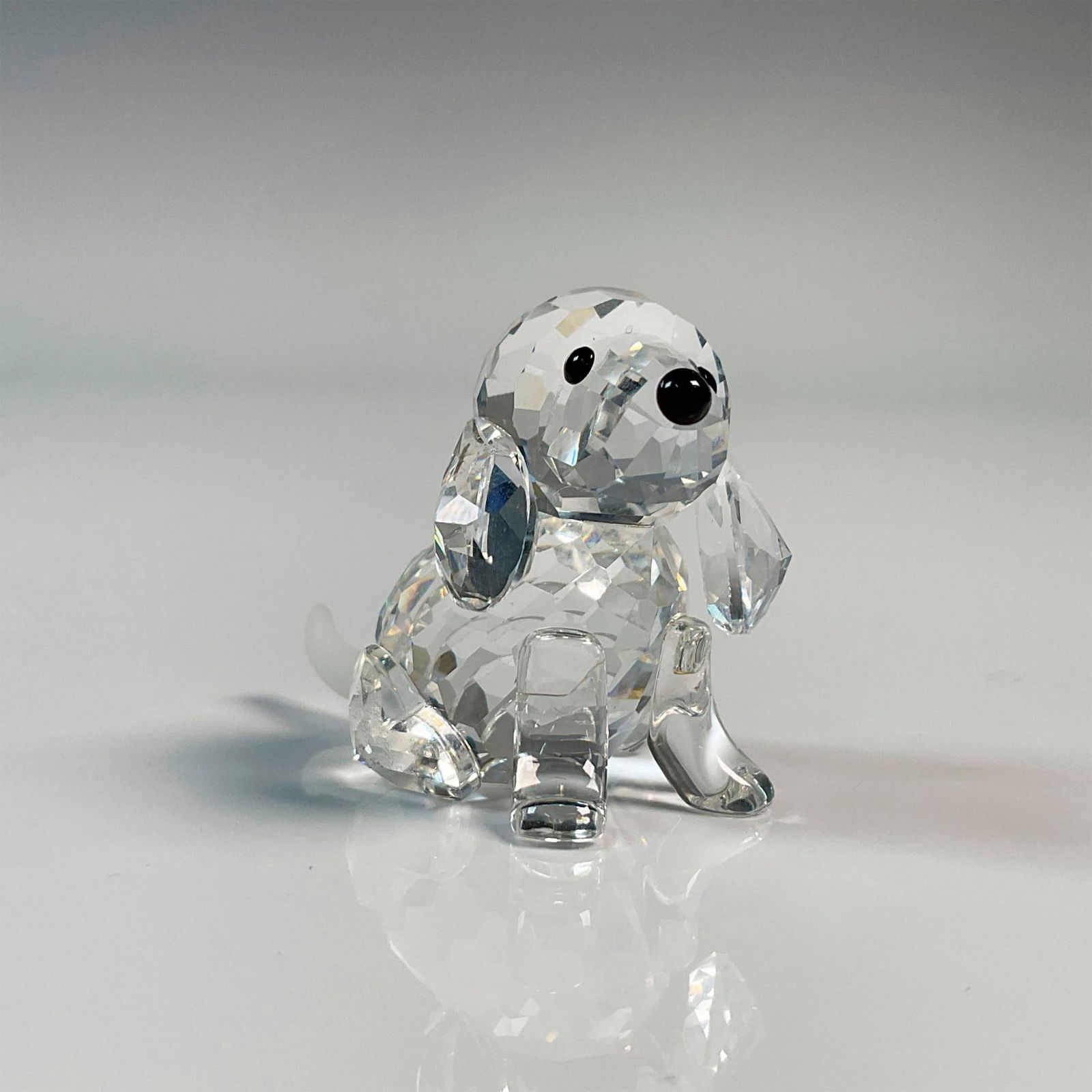 Swarovski Silver Crystal Poodle Figurine, 7619 NR 000 001 (1 of 8)