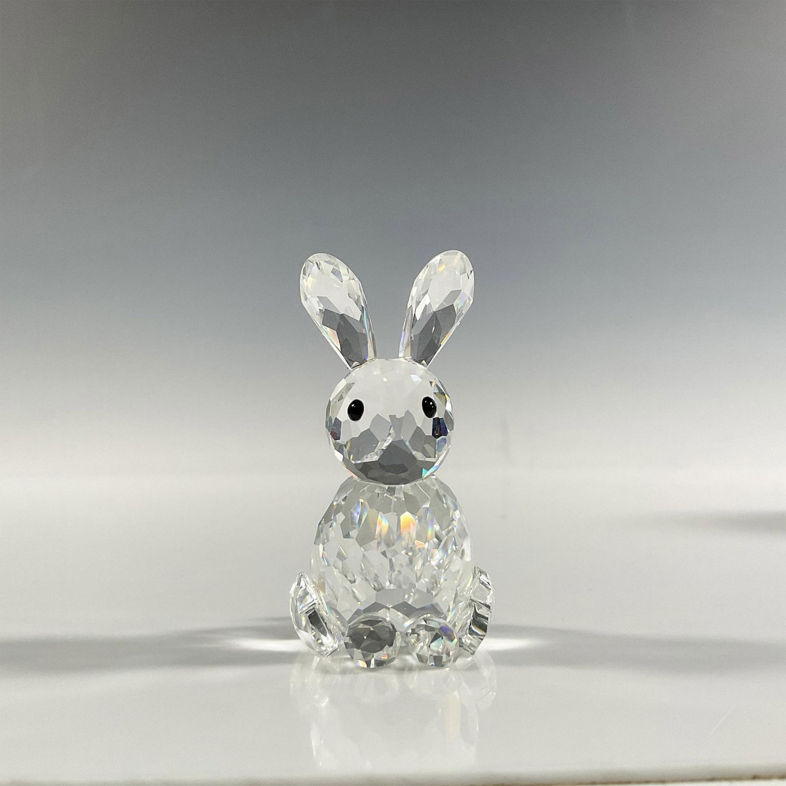 Swarovski Silver Crystal Rabbit Mother Figurine (1 of 6)
