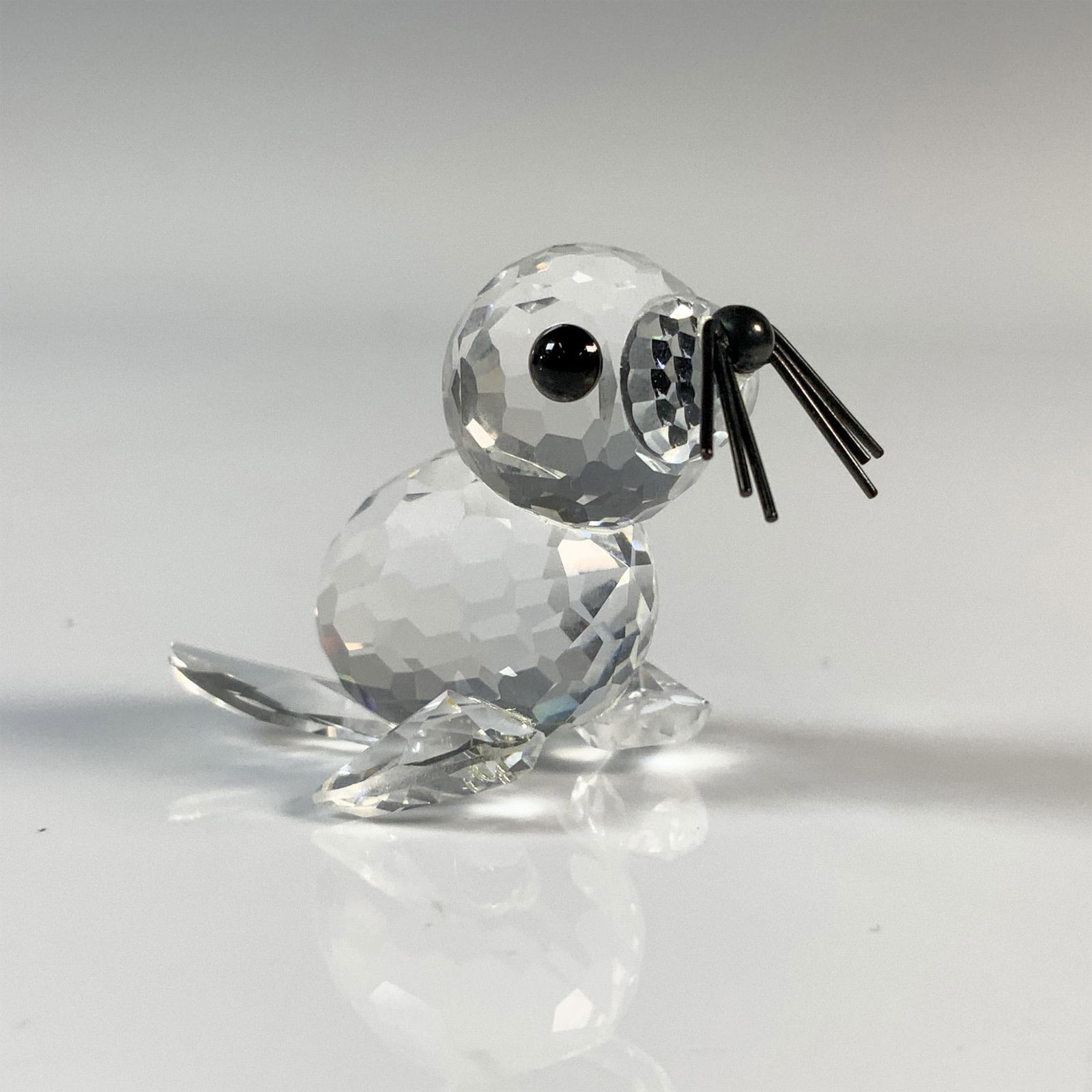 Swarovski Silver Crystal Seal Figurine, 7663 NR 46 (1 of 5)
