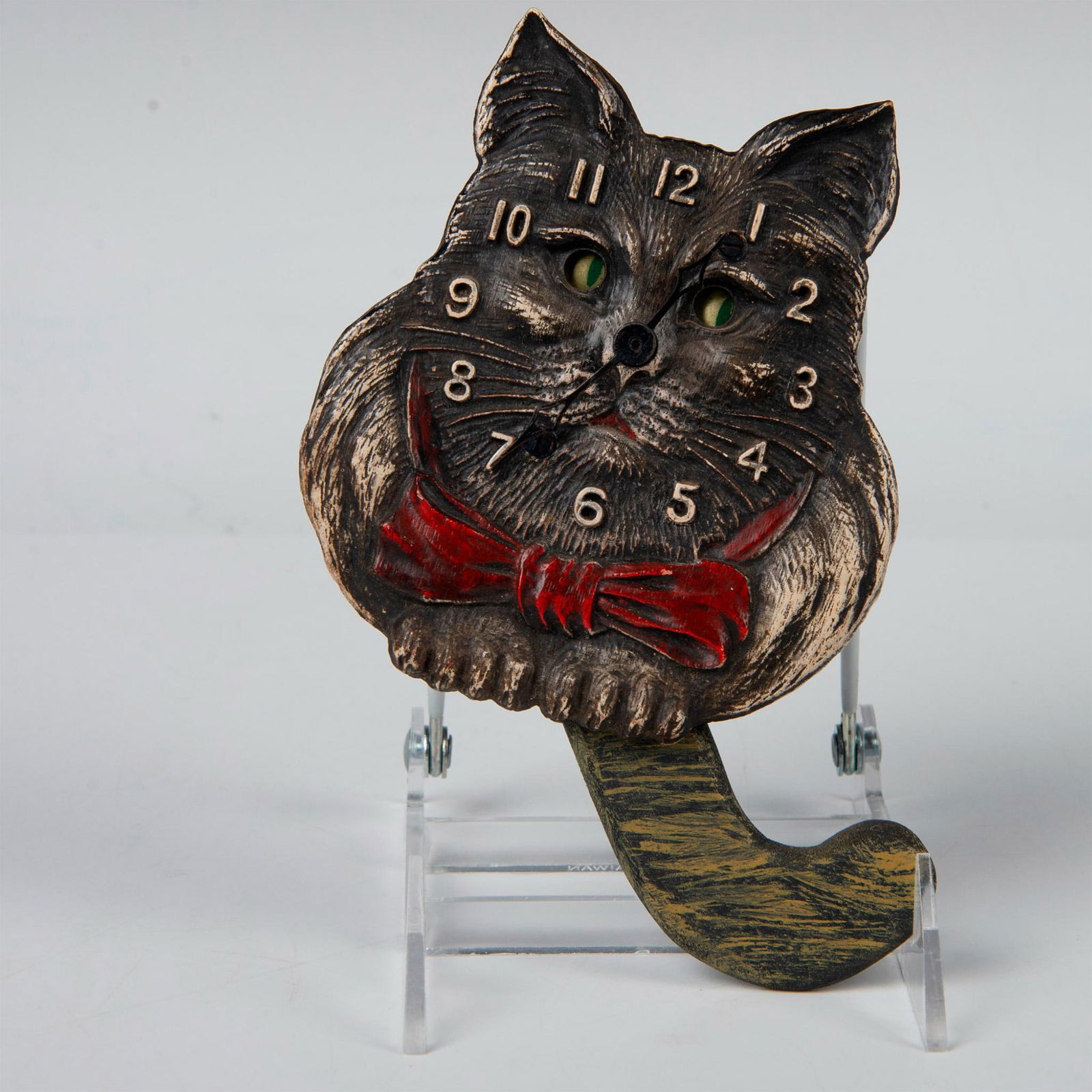 Vintage Lux Pendulette Animated Cat Wall Clock (1 of 5)