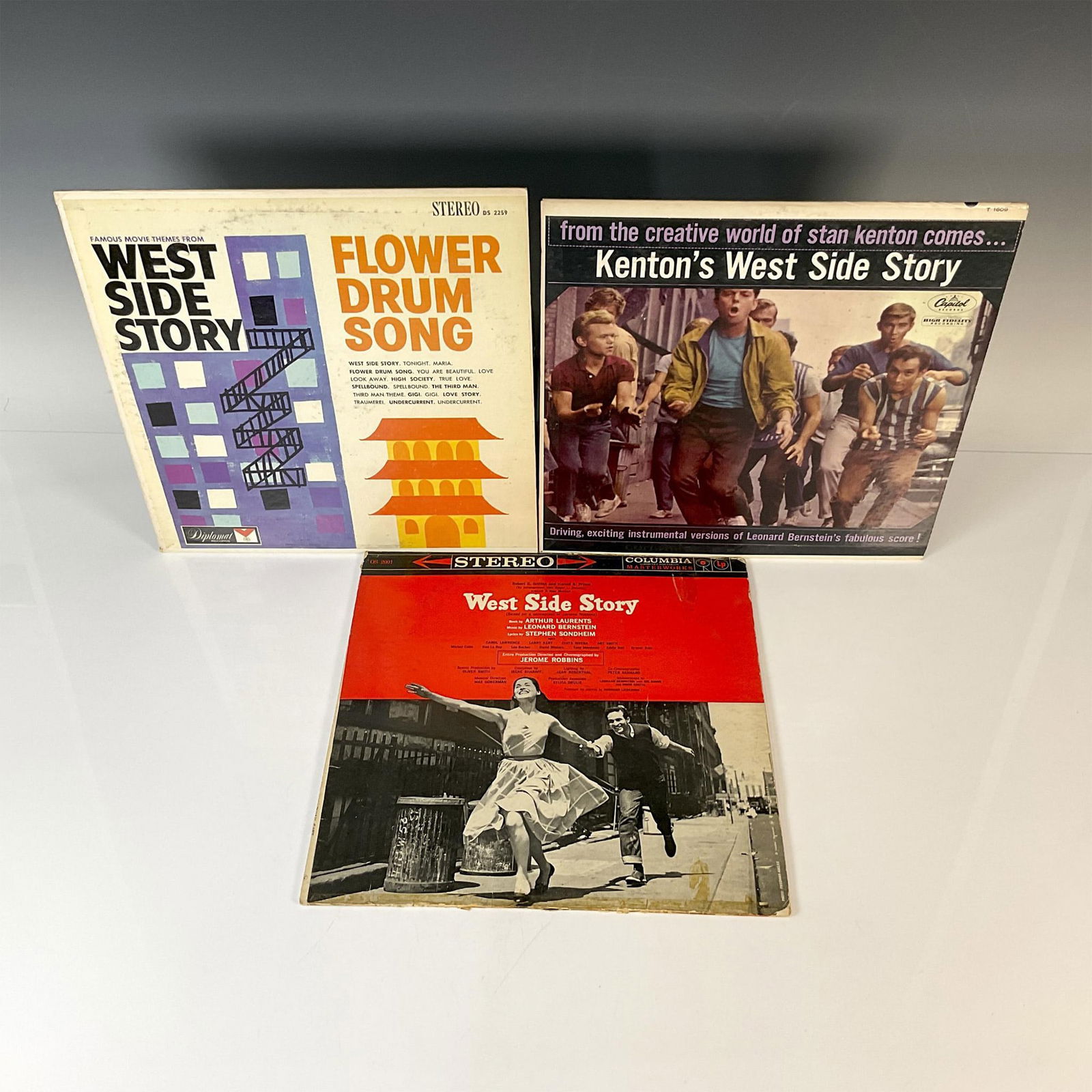 3pc Musical Soundtrack Vinyl Records, West Side Story (1 of 2)