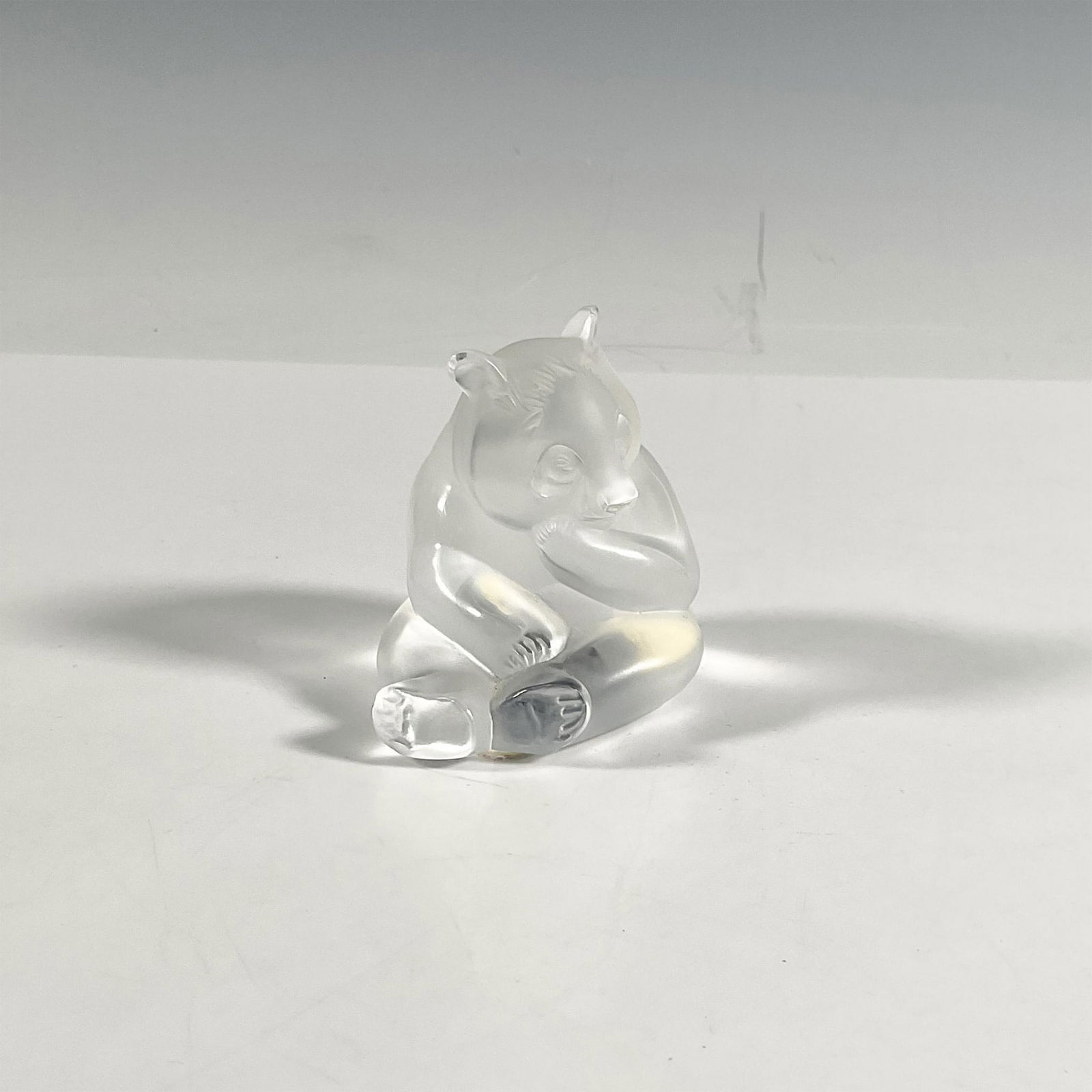 Lalique Crystal Figurine, Seated Bear (1 of 5)