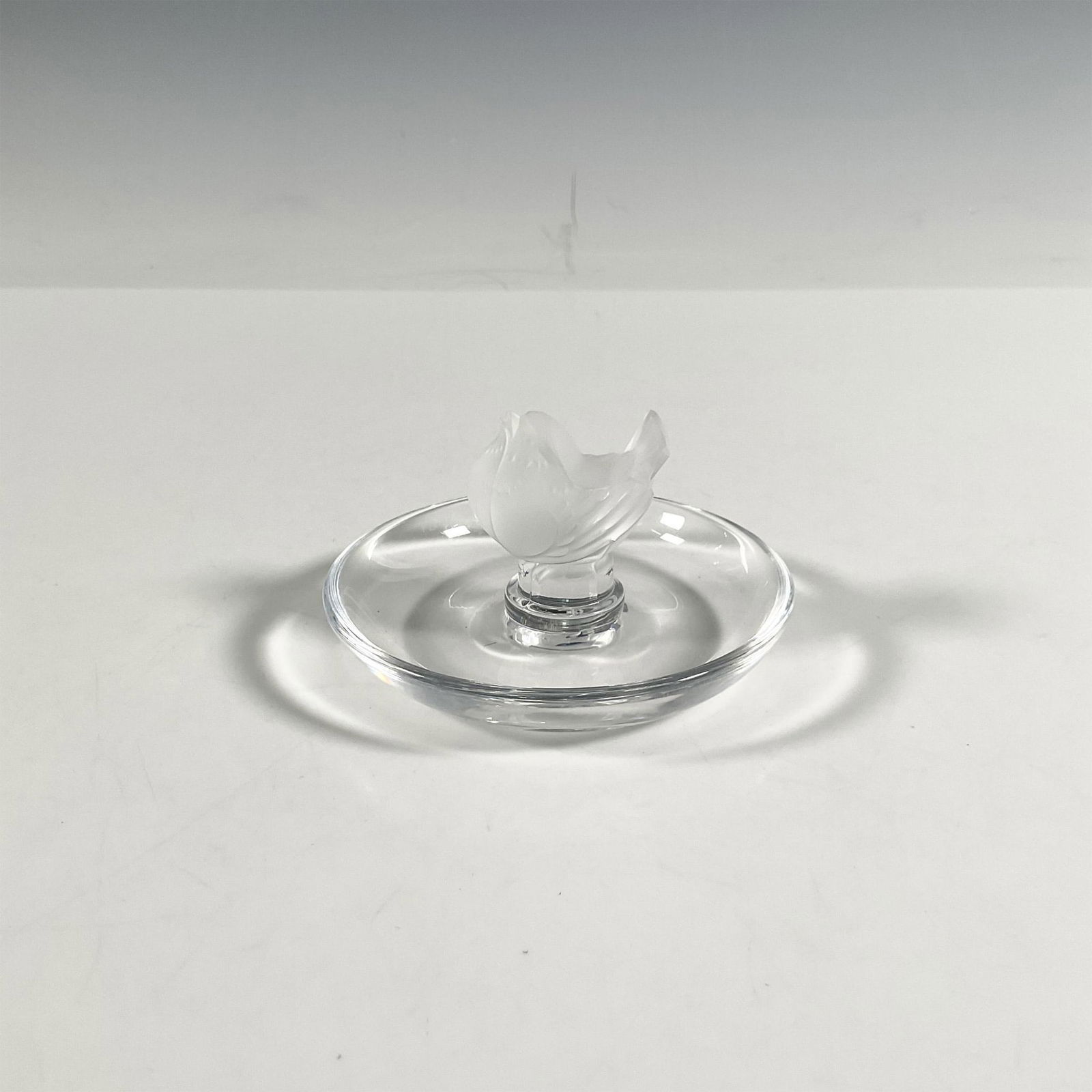 Lalique Crystal Ring Tray, Sparrow (1 of 4)