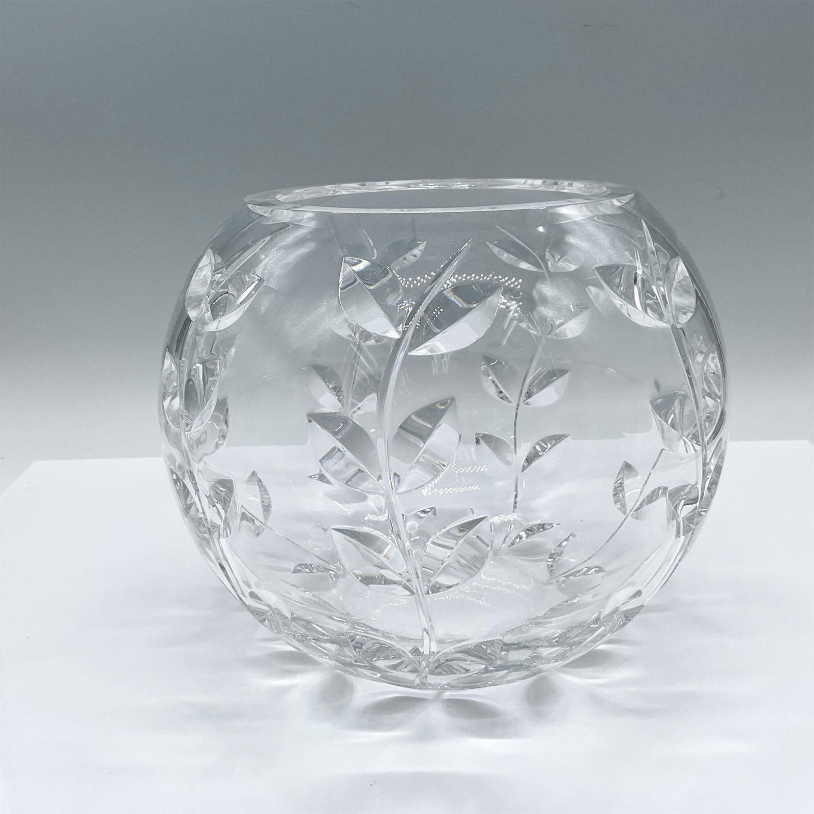 Tiffany & Co. Crystal Rose Bowl, Floral Vine (1 of 2)