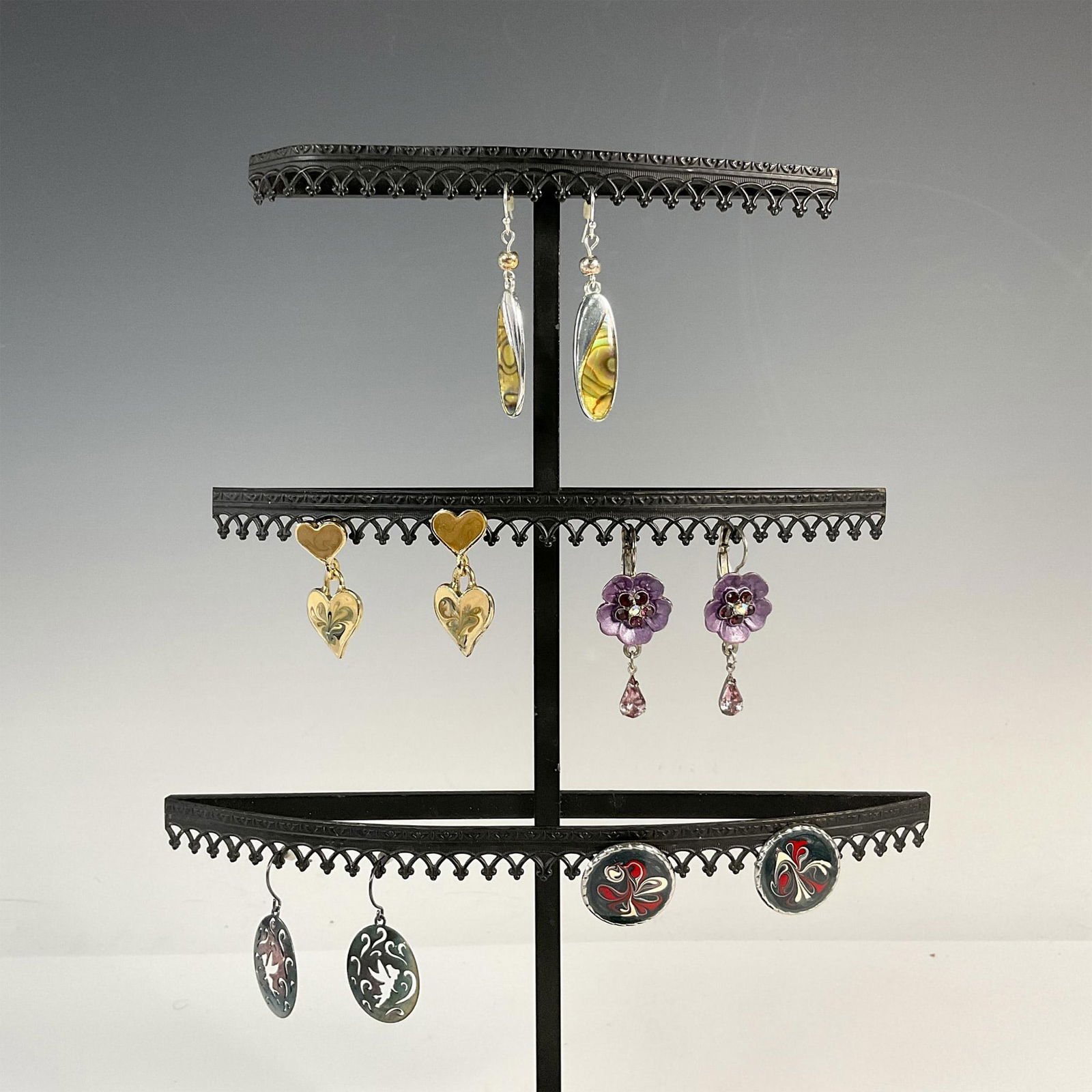 Costume Jewelry Earrings Mixed Lot - 5 Pair (1 of 5)