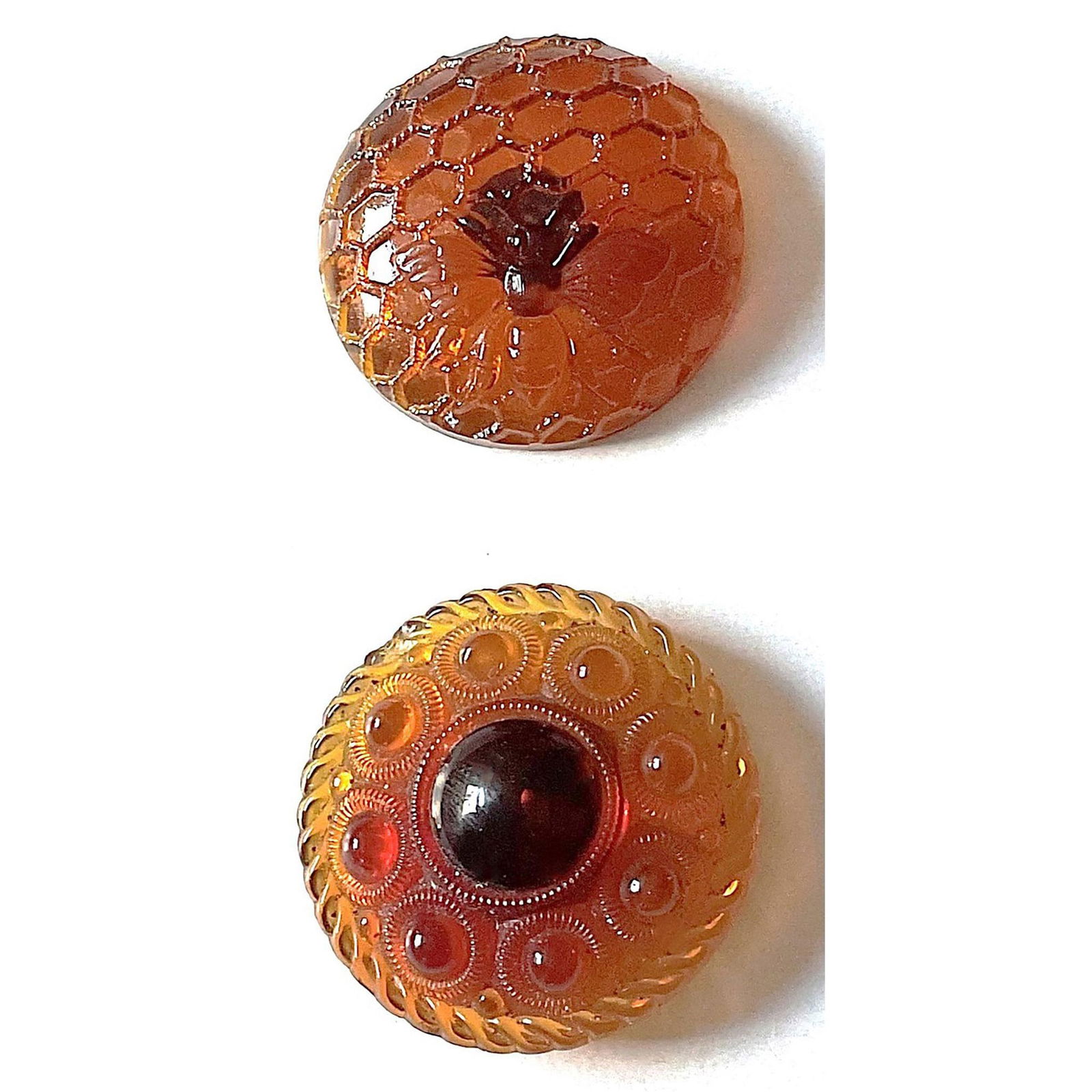 A small card of colorful glass buttons (1 of 4)