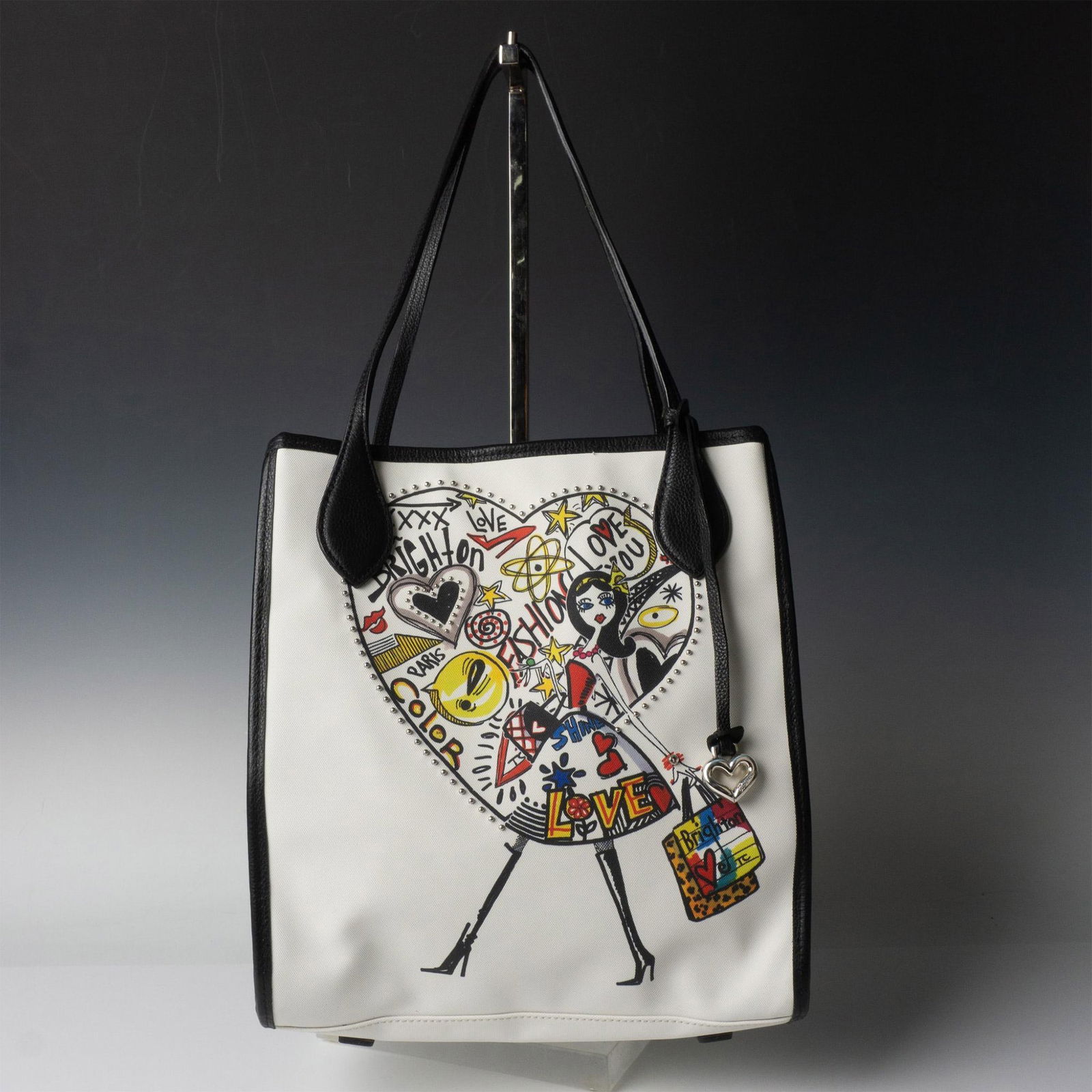 Brighton Canvas/Leather Love Tote (1 of 7)