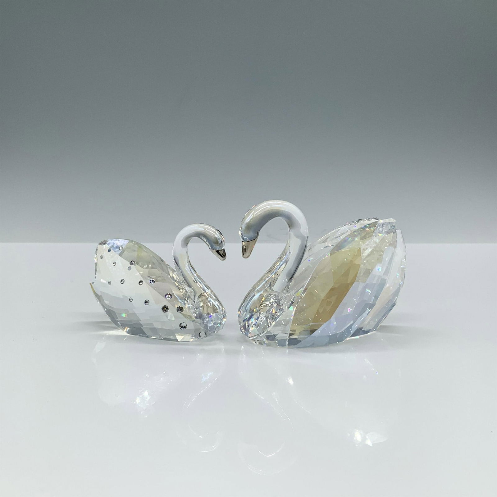 Swarovski Crystal Love Swans Figurines (1 of 7)