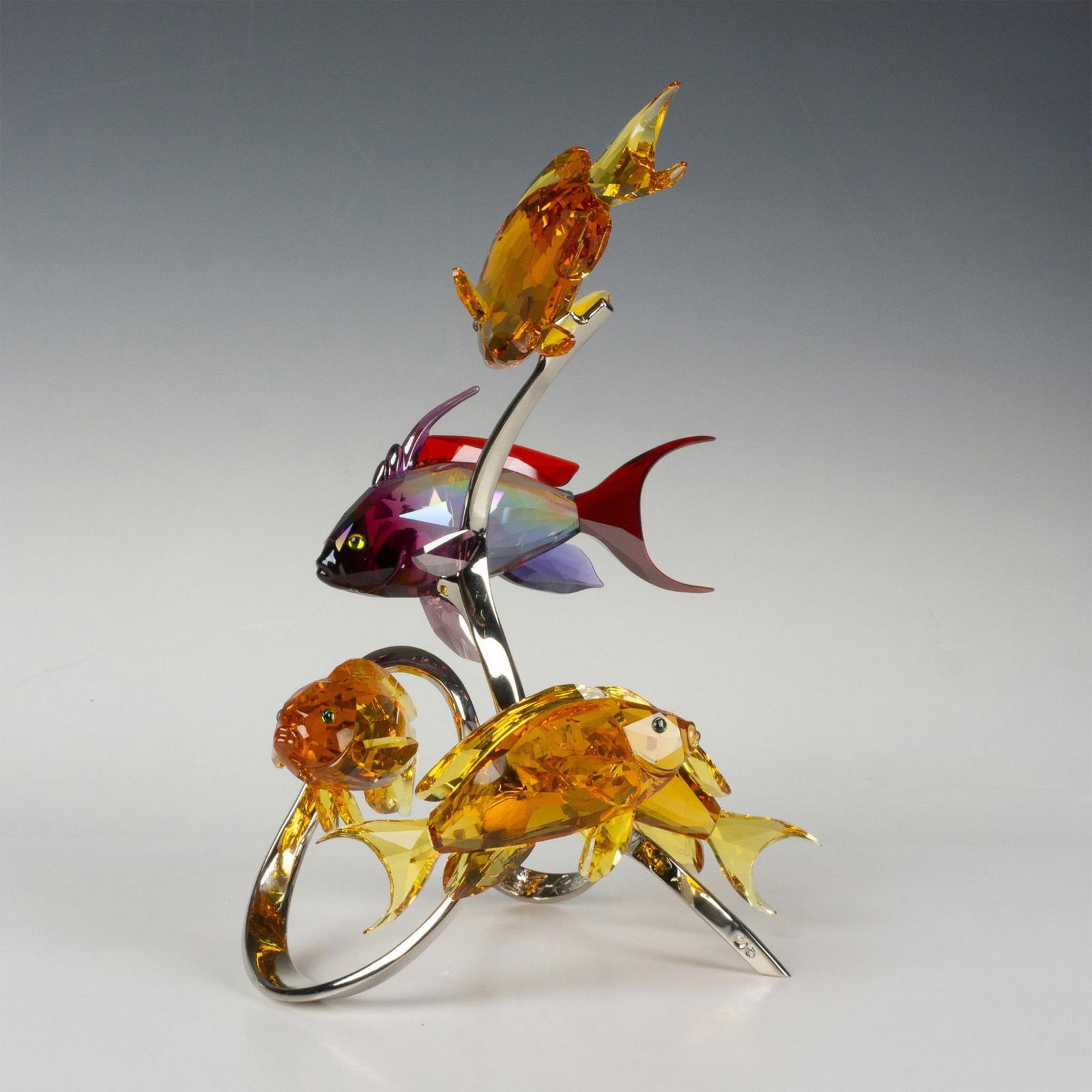 Swarovski Crystal Paradise Fish Figurine, Sea Goldies Topaz (1 of 10)