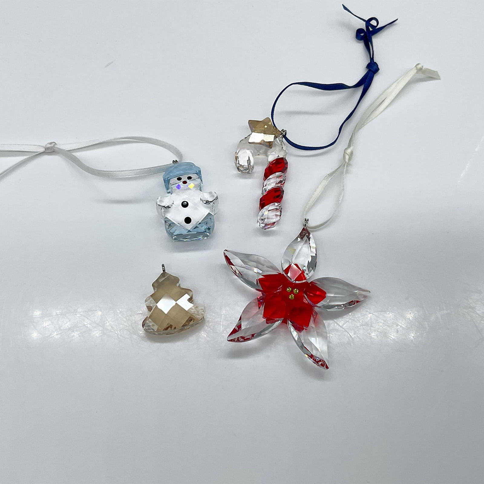 4pc Swarovski Crystal Christmas Ornaments (1 of 2)