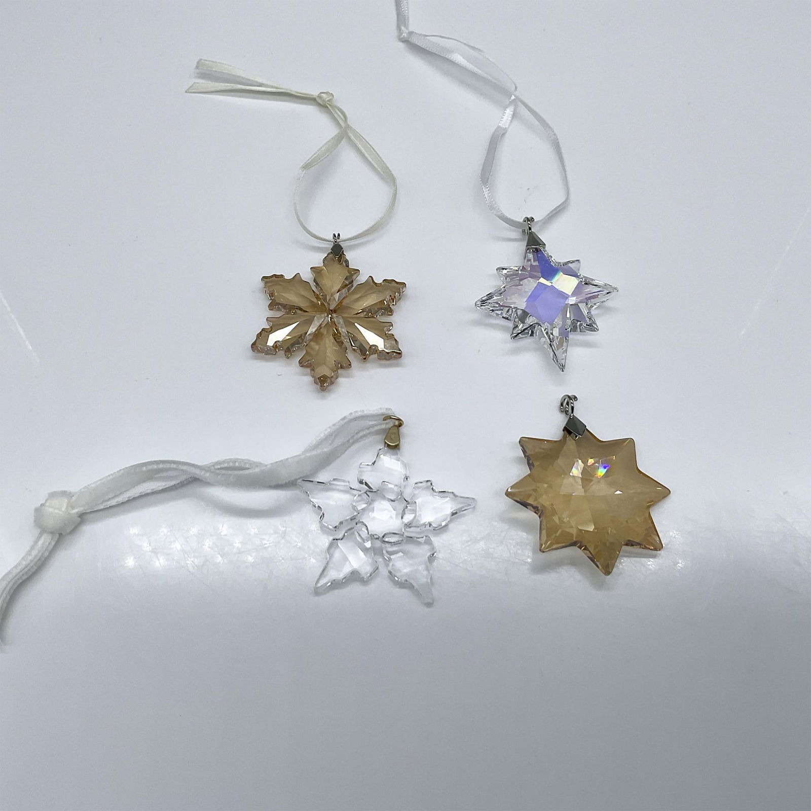 4pc Swarovski Crystal Christmas Ornaments (1 of 2)