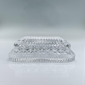 Waterford Crystal Covered Butter Dish