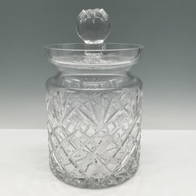 Waterford Crystal Biscuit Jar with Cover, Lismore