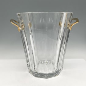 Rare Vintage Baccarat Crystal Champagne Bucket with Handles