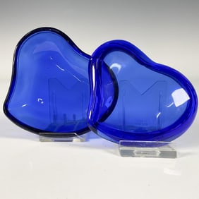 Elsa Peretti x Tiffany & Co. Glass Treasure Box, Blue Heart