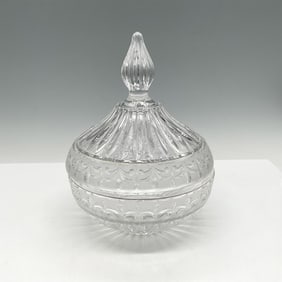Vintage Crystal Lidded Compote Dish
