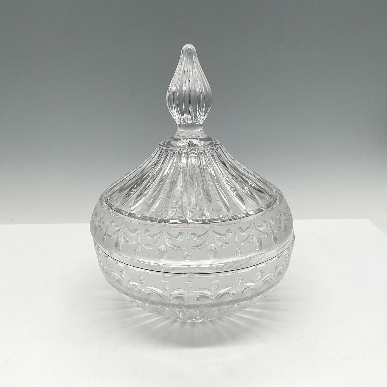 Vintage Crystal Lidded Compote Dish (1 of 3)