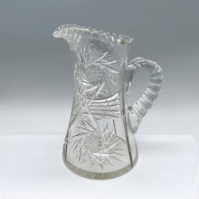 Vintage Crystal Cut Pitcher