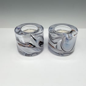 Pair of Kosta Boda Tealight Candle Holders