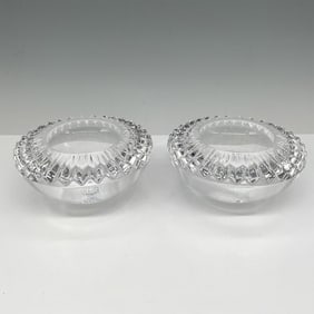 Pair of Orrefors Crystal Brilliance Votives