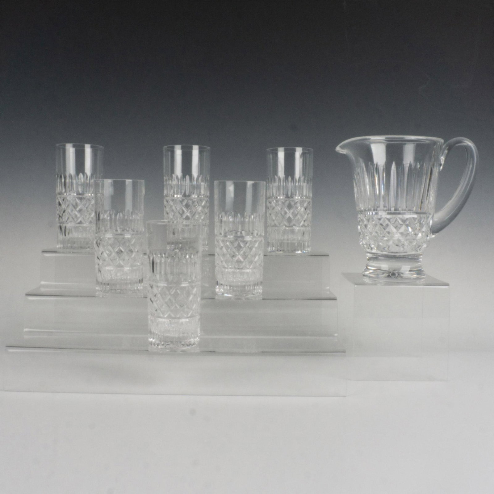 7pc Waterford Maeve Pitcher and Glasses (1 of 4)