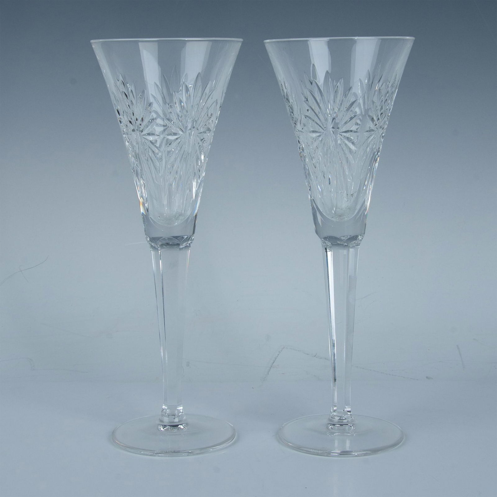 Pair of Waterford Millennium Collection Toasting Flutes (1 of 5)