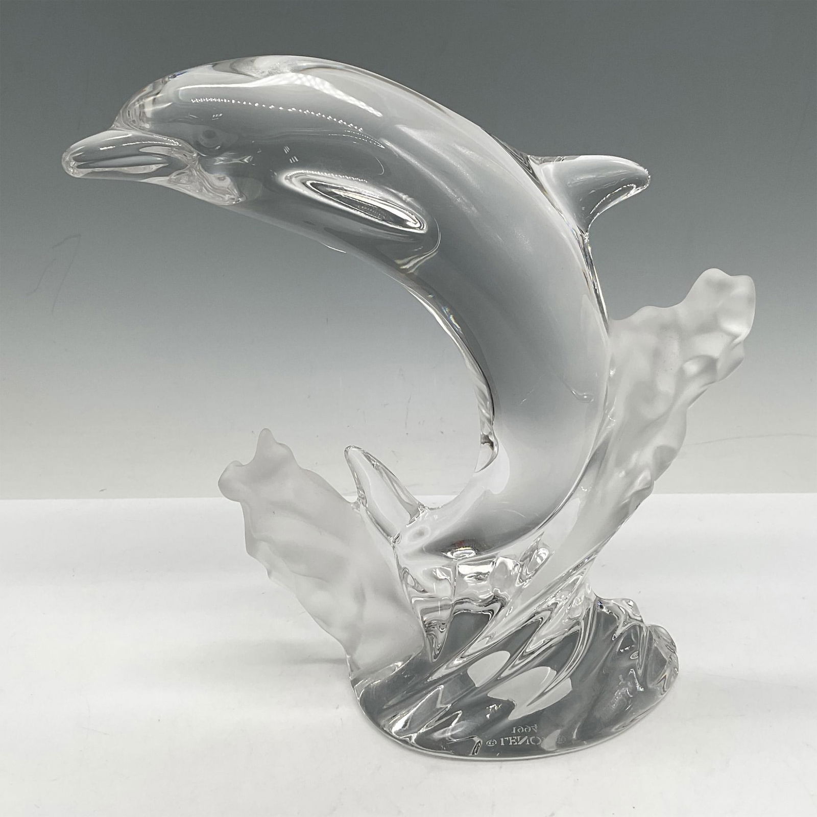 Lenox Crystal Dolphin Sculpture, Wave Runner (1 of 3)