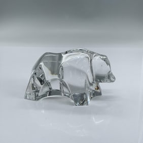 Baccarat Crystal Figure, Bear