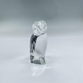 Baccarat Crystal Figure, Barn Owl