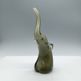 Hand Blown Art Glass Lucky Elephant Figurine