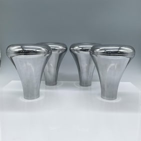 4pc Nambe Alloy Vases, Wei Young