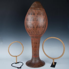 Large Carchi Decorated Pottery Amphora, Ca. 800-1000 CE