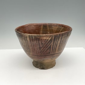 Narino Polychrome Tuza Footed Bowl, Ca. 1250-1500