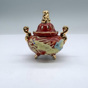 Vintage Small Japanese Dragon Incense Burner