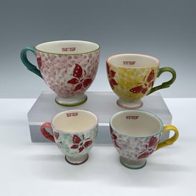 4pc Pier One Porcelain Measuring Cups Set