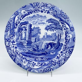 Copeland Spode Transferware Bowl, Blue Italian