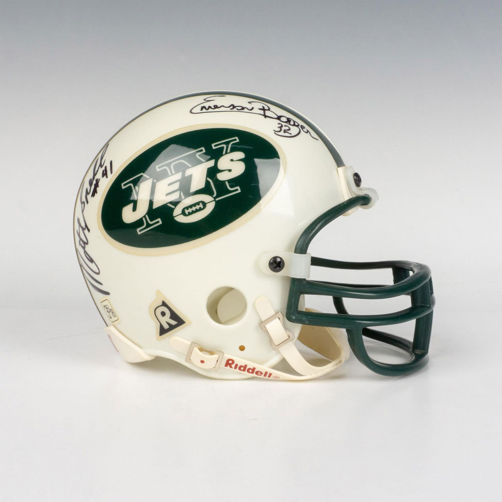 Emerson Boozer/Matt Snell Autographed NY Jets Mini Helmet (1 of 8)