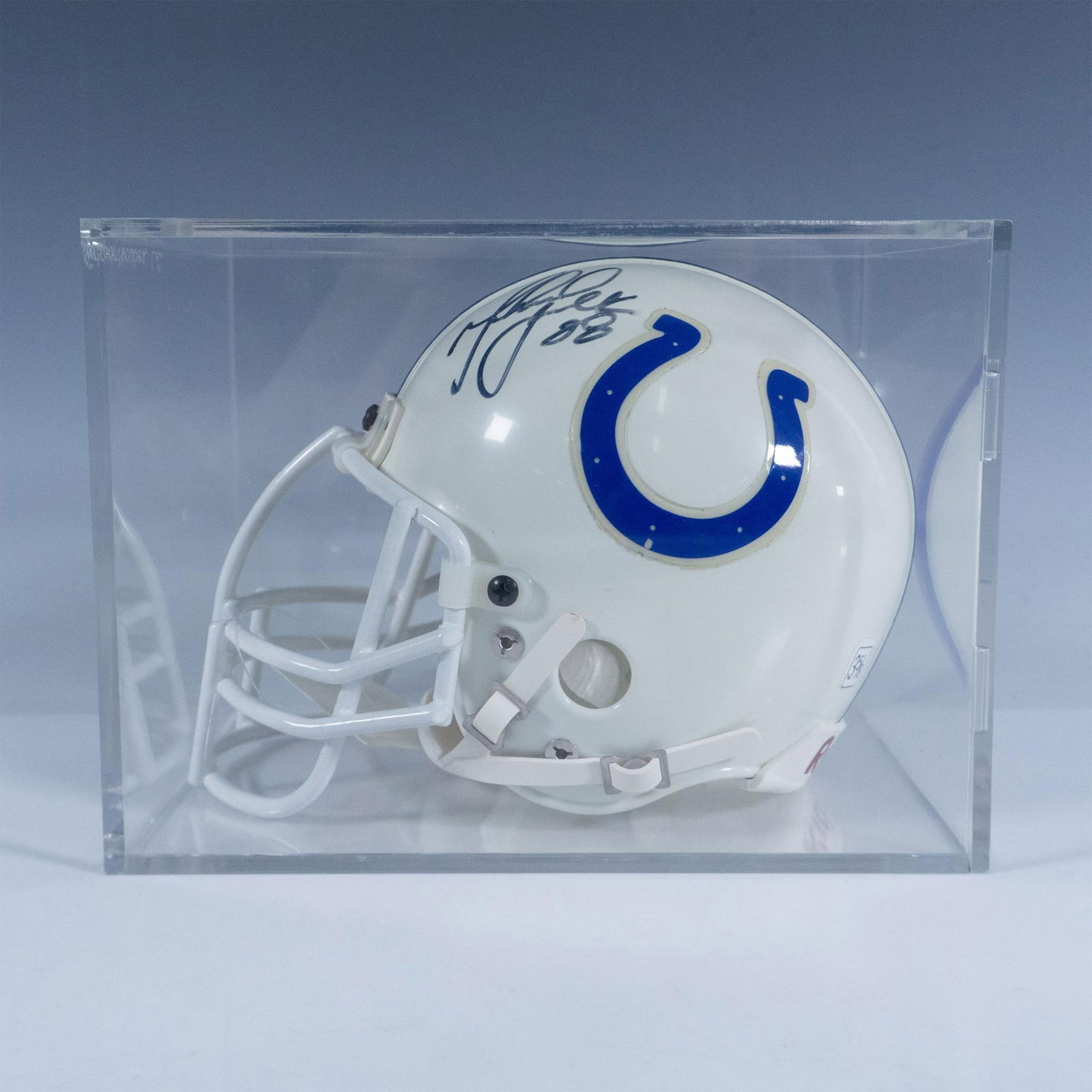 NFL Marshall Faulk No. 28 Signed Colts Mini Helmet (1 of 5)