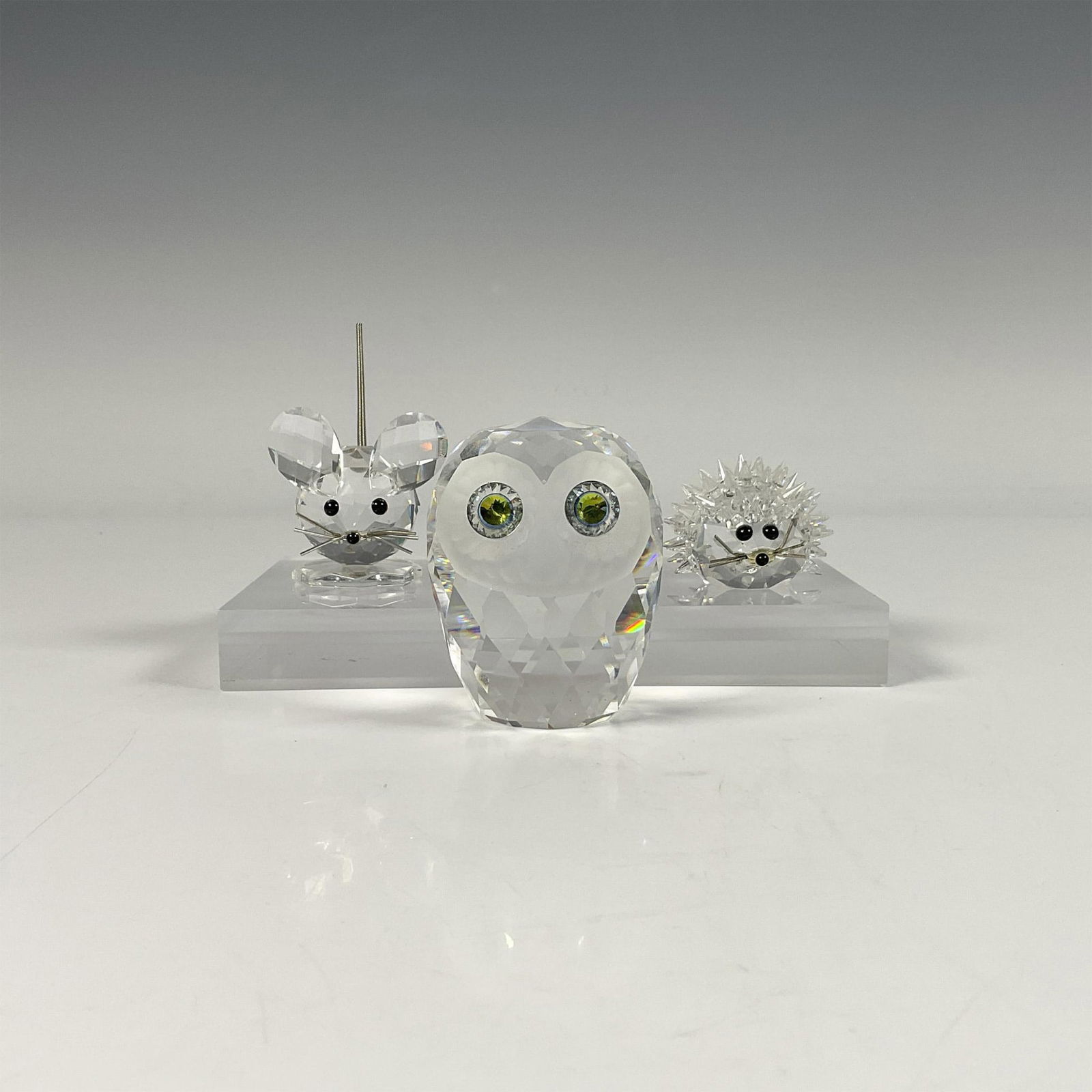 3pc Assortment of Swarovski Crystal Animal Figurines (1 of 8)
