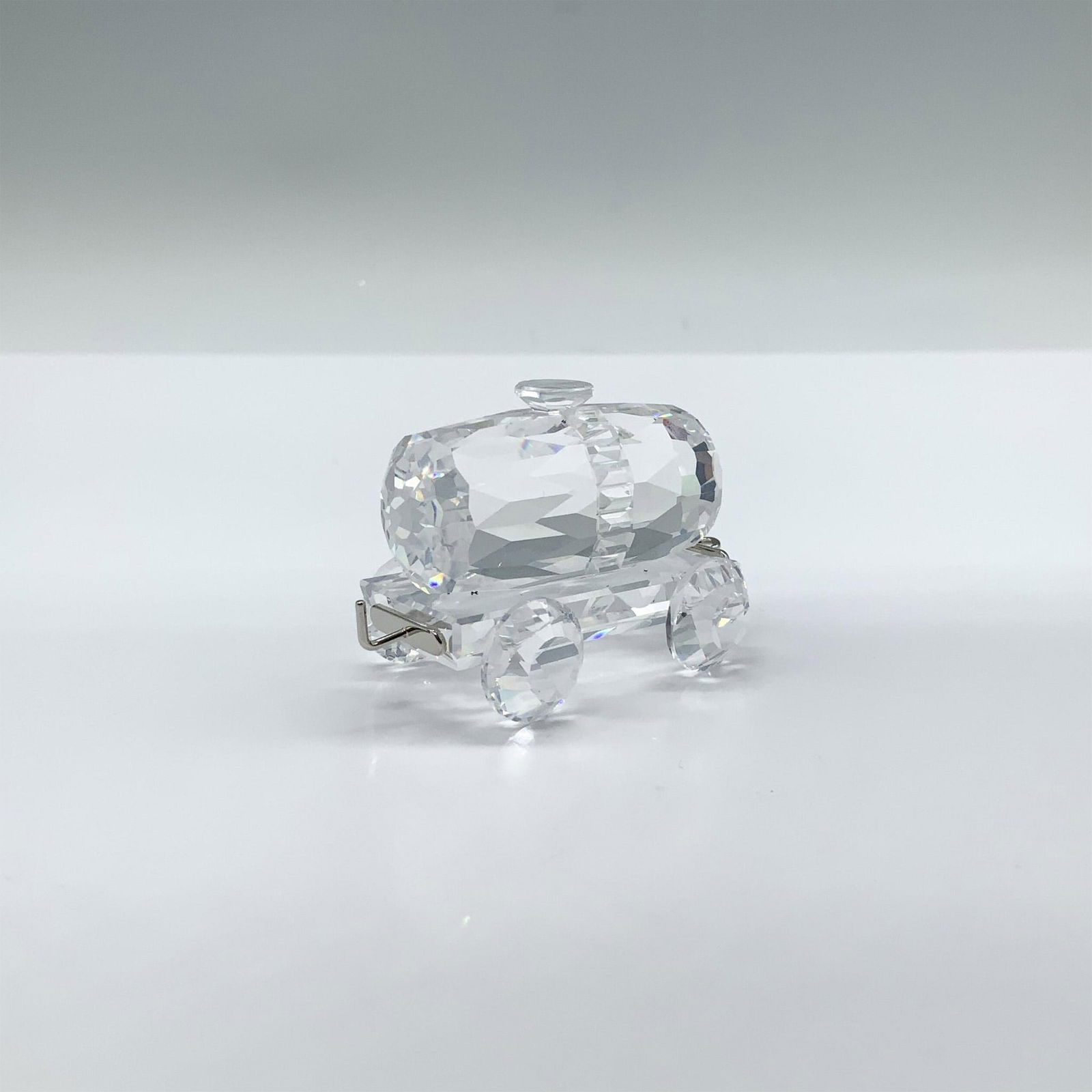 Swarovski Silver Crystal Figurine, Tank Wagon (1 of 4)