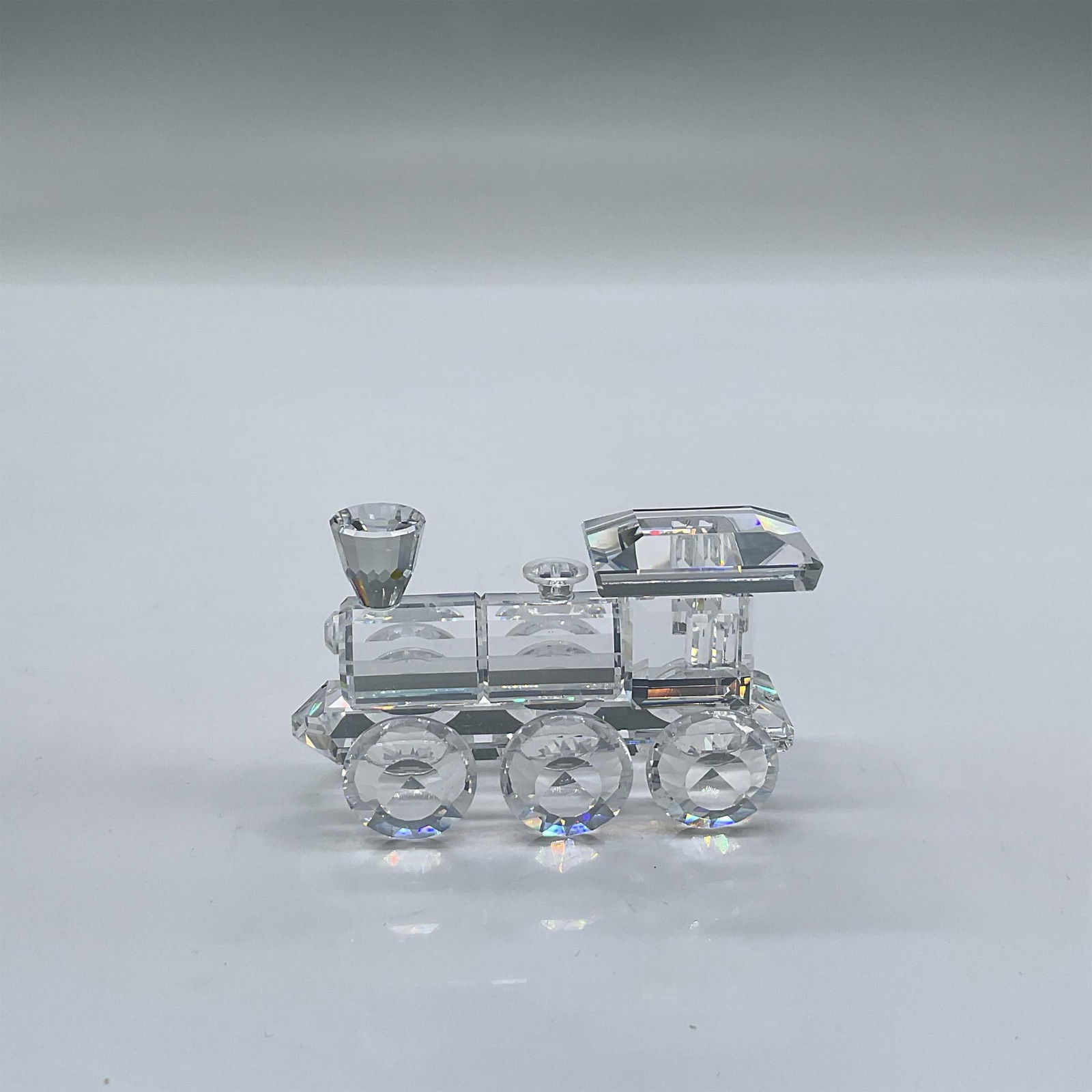 Swarovski Silver Crystal Figurine, Locomotive (1 of 5)